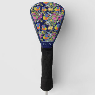 Benutzerdefinierter Regenbogenlori Golf Headcover