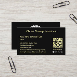 Benutzerdefinierter Reinigungsservice Einfache mod Visitenkarte