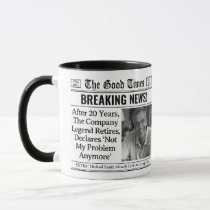 Benutzerdefinierter Rentner-Becher, Lustige Gesche Tasse