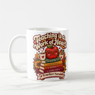 Benutzerdefinierter Retro-Lehrer-Schatz-Kaffeebech Kaffeetasse