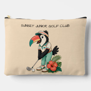 Benutzerdefinierter Retro-Tukan-Junior-Golfschläge Zubehörtasche