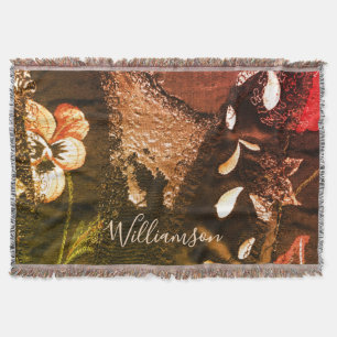 Benutzerdefinierter Retro-Vintage-Patchwork-Sticke Decke