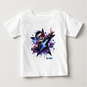 Benutzerdefinierter Rock On Blitz Baby T-shirt