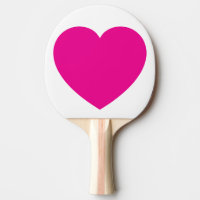 Benutzerdefinierter rosa Herz-Ping-Pong-Ball – Rom
