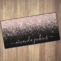 Benutzerdefinierter Rose Gold-Glitzer-Effekt