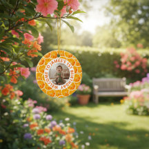 Benutzerdefinierter runder Keramik-Schmuck zum ers