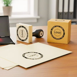 Benutzerdefinierter runder Rahmen handgefertigtes  Gummistempel