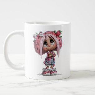 Benutzerdefinierter Sassy Strawberry Harajuku Jumbo-Tasse