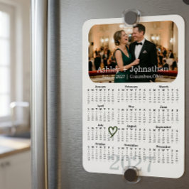 Benutzerdefinierter Save-the-Date-Foto-Magnet 2027 Magnet