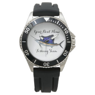 Benutzerdefinierter Schiffsname Sailfish Armbanduhr