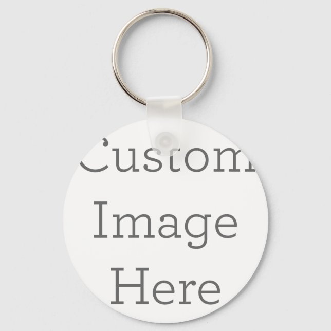 Kreisförmiger Schlüsselanhänger aus Metall, 5,08cm (Vorderseite)