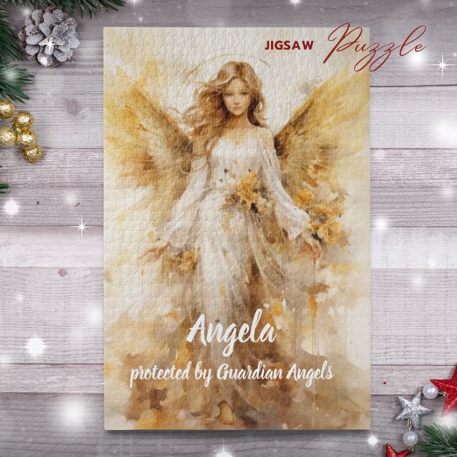 Benutzerdefinierter Schutzengel Puzzle (Custom Guardian Angel Jigsaw Puzzle)