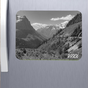 Benutzerdefinierter Schwarz-Weiß-Foto-Kühlschrank  Magnet