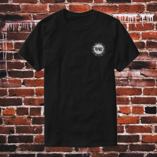Benutzerdefinierter schwarzer Firmenlogo Mitarbeit T-Shirt