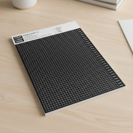 Benutzerdefinierter schwarzer Ingenieur- Graphenpa Notizblock