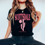 Benutzerdefinierter Scottsdale-Junggeselinnen-Absc T-Shirt<br><div class="desc">Machen Sie sich bereit, während Ihres Scottsdale Junggeselinnen-Abschieds unvergessliche Erinnerungen zu erschaffen - mit unseren passenden Scottsdale Group T - Shirt! Mit einem atemberaubenden Saguaro-Kakteen-Design auf der Vorderseite und dem Namen der Braut auf der Rückseite, bieten diese T - Shirt eine personalisierte Touch für Ihre Gruppe Look, der sicher ist,...</div>