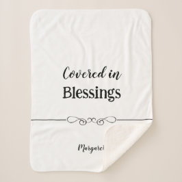 Benutzerdefinierter Sherpa-Blanken mit Name und Me Sherpadecke