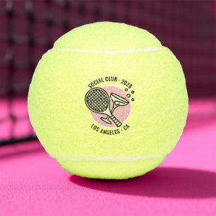 Benutzerdefinierter Social Club Tennis Junggeselli Tennisbälle