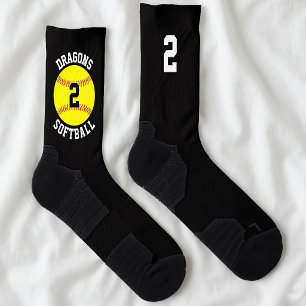 Benutzerdefinierter Softball-Mannschaftsname und S Socken