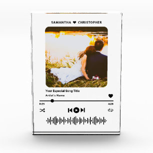 Benutzerdefinierter Song Musikplayer-Stil Personal Fotoblock
