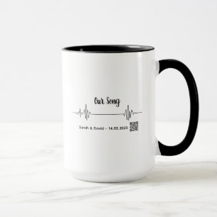 Benutzerdefinierter Soundwave-Song-Code-Becher - P Tasse