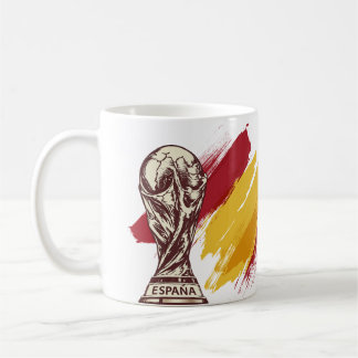 Benutzerdefinierter Spanien Weltmeister Becher Kaffeetasse