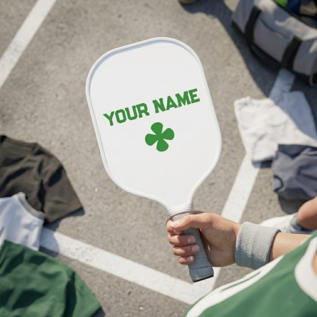 Benutzerdefinierter Sportname Monogramm Pickleball Schläger (Von Creator hochgeladen)