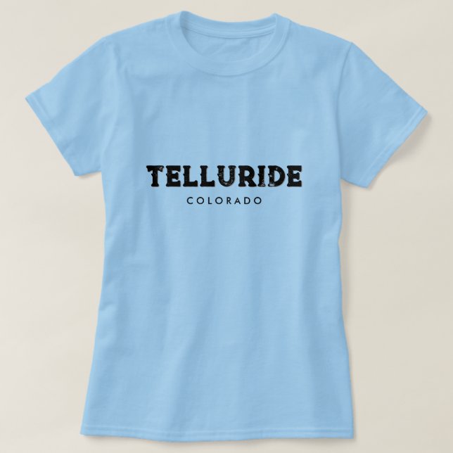 Benutzerdefinierter Stadtort Name Text T-Shirt (Design vorne)