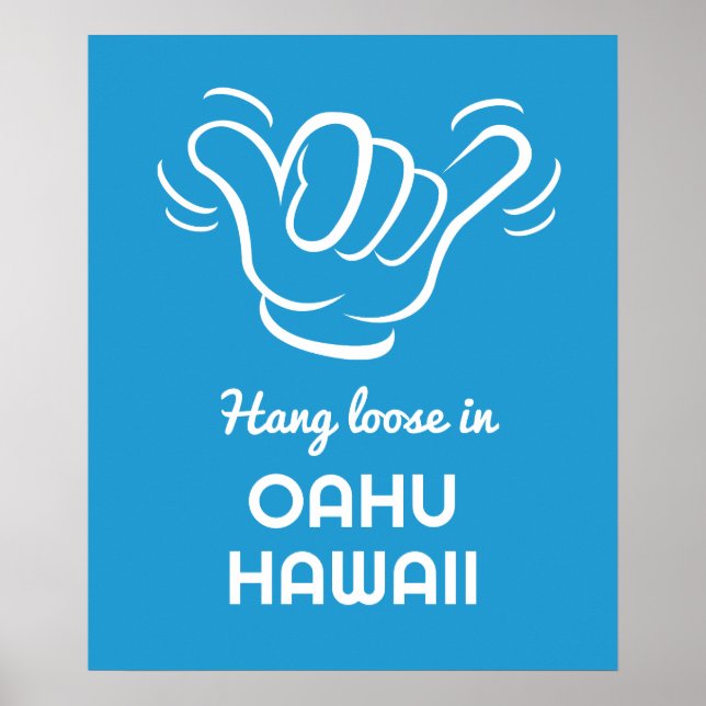 Benutzerdefinierter Standort, Text- und Farbschaka Poster (Vorne)