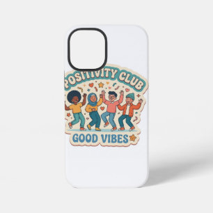Benutzerdefinierter Stanzaufkleber 'Positivity Clu iPhone 12 Mini Hülle