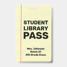 Benutzerdefinierter Studentenbibliothek-Pass Ausweis