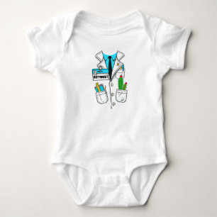 Benutzerdefinierter Süßer Baby-Botaniker-Abzeichen Baby Strampler