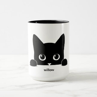 Benutzerdefinierter süßer Katzenname Tasse
