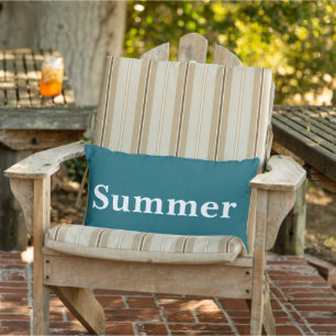 Benutzerdefinierter süßer lebendiger Sommerhinterg Kissen Für Draußen