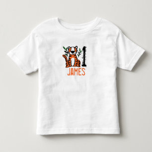 Benutzerdefinierter süßer Tiger Kleinkind T-shirt