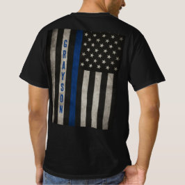 Benutzerdefinierter T - Shirt für die blaue Linie