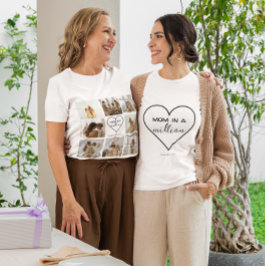 Benutzerdefinierter T - Shirt für FotoCollage | "M