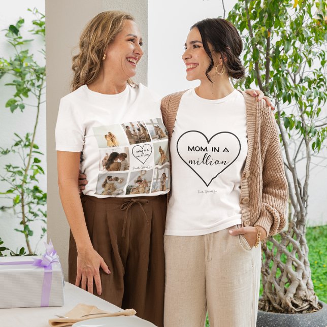 Benutzerdefinierter T - Shirt für FotoCollage | "M (Von Creator hochgeladen)