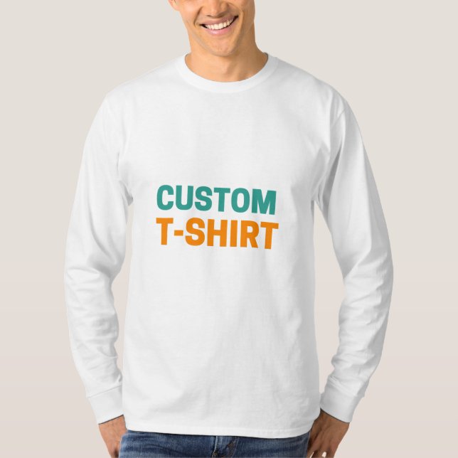 Benutzerdefinierter T - Shirt - Personalisiertes D (Vorderseite)
