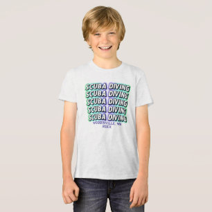 Benutzerdefinierter Tauchgang-Taucher-Standort-Dat Tri-Blend Shirt
