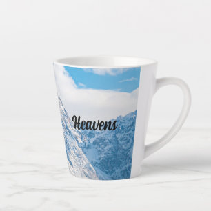 Benutzerdefinierter Tee Kaffee Himmel Text Himmelb Milchtasse