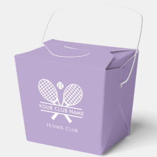 Benutzerdefinierter Tennis Country Club Name Geschenkschachtel