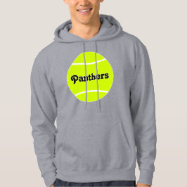 Benutzerdefinierter Tennis-Teamname oder Text-Mens Hoodie