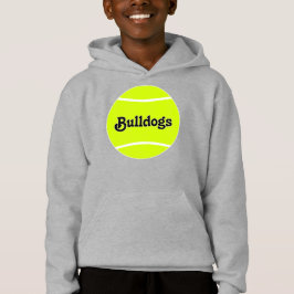Benutzerdefinierter Tennis-Teamname oder Text-Play Hoodie