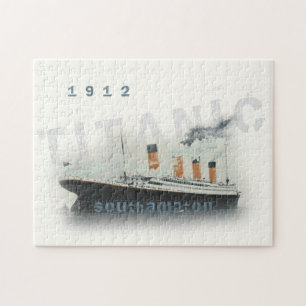 Benutzerdefinierter Text 1912 Titanic Jigsaw Puzzl Puzzle