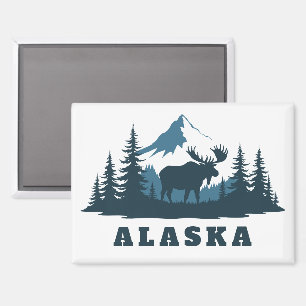 Benutzerdefinierter Text ALASKA Magnet