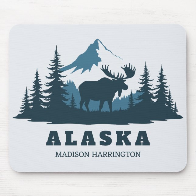 Benutzerdefinierter Text ALASKA Mousepad (Vorne)
