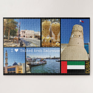 Benutzerdefinierter Text, altes Dubai, Deira Puzzle