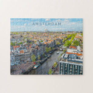 Benutzerdefinierter Text Amsterdam Puzzle