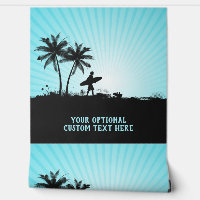 Benutzerdefinierter Text-Beach-Surfer